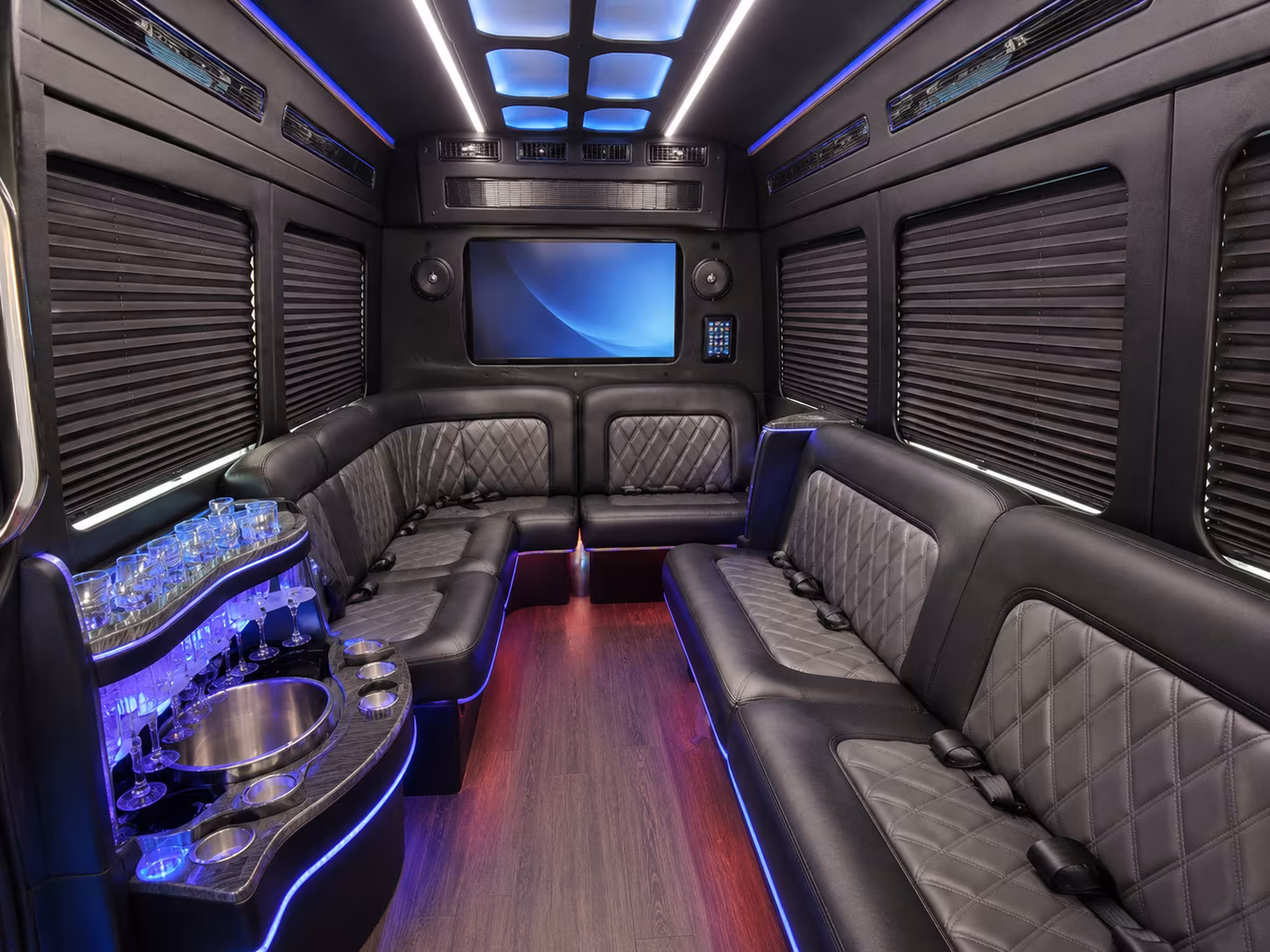 detroit party bus interior