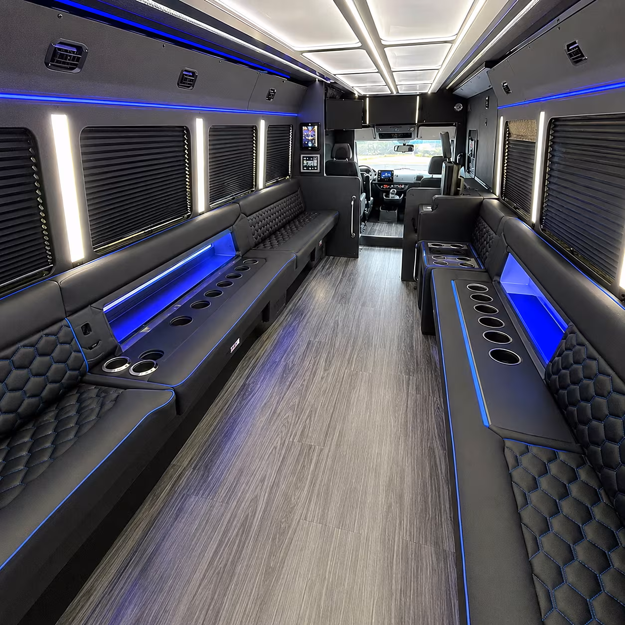detroit party bus rentals inside