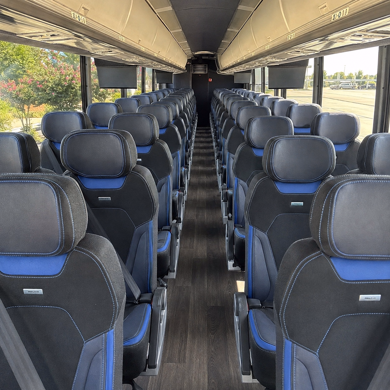 detroit religious group transportation onboard seating